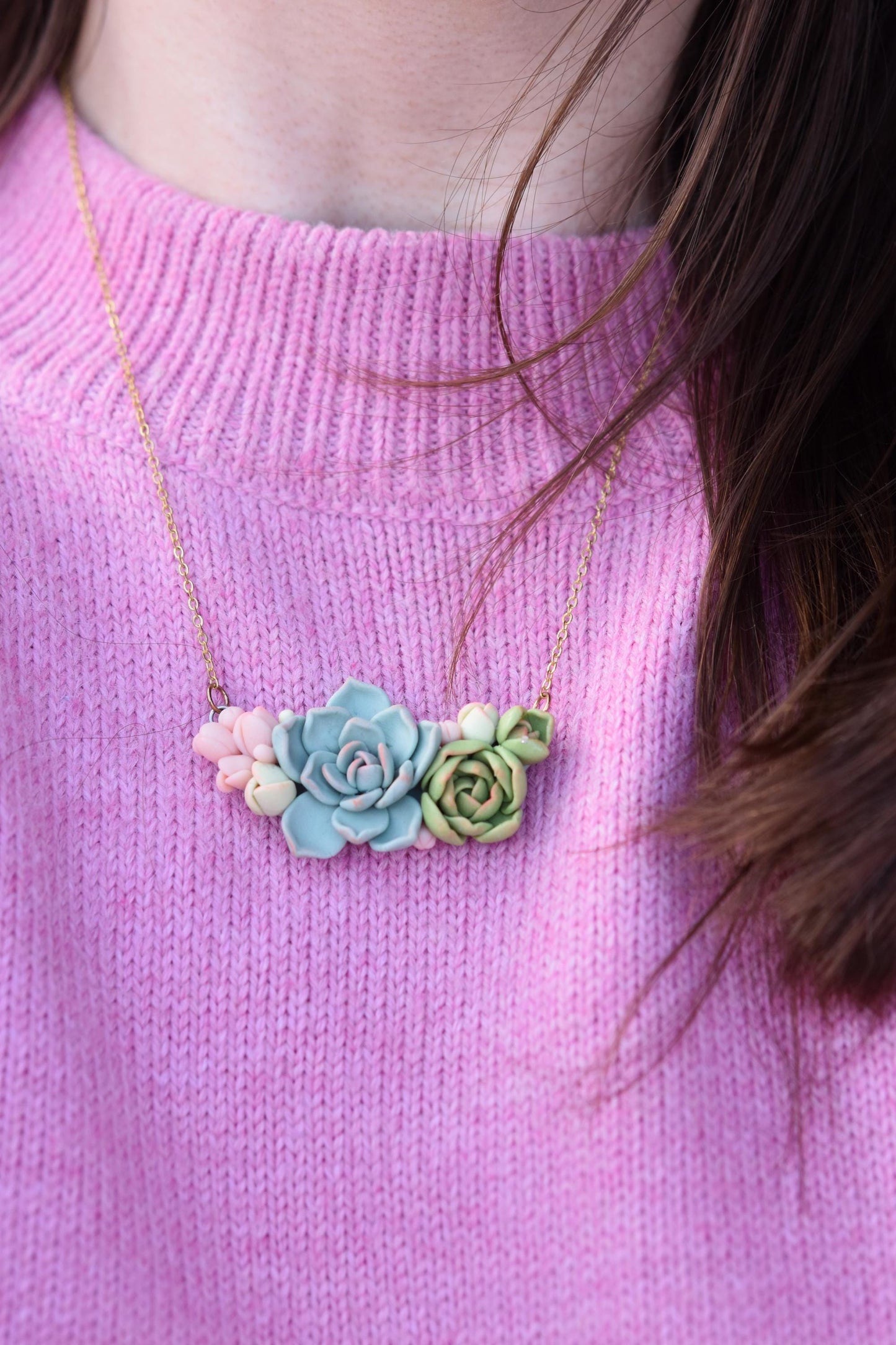Succulent Necklace | Botanical