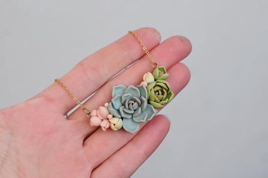 Succulent Necklace | Botanical