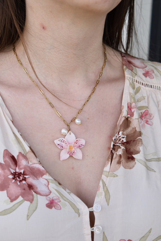 Orchid Necklace