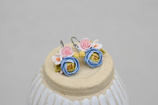 Garden Floral Studs | Spring Pastels