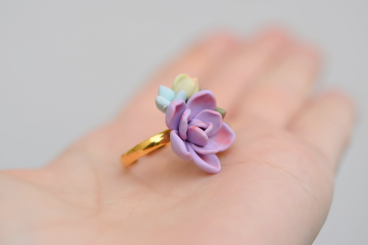 Succulent Ring | Amethyst