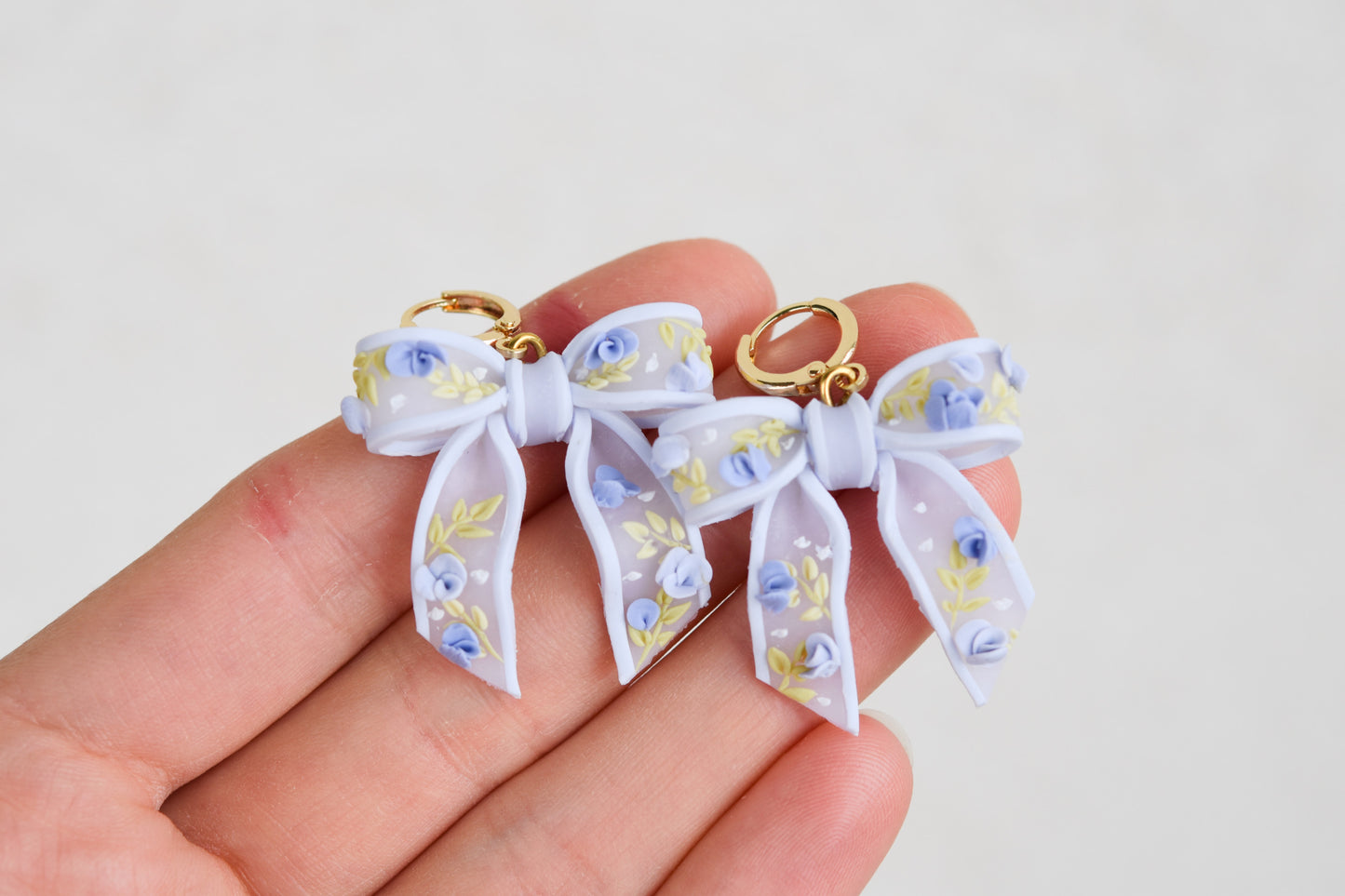 Sheer Bow Earrings