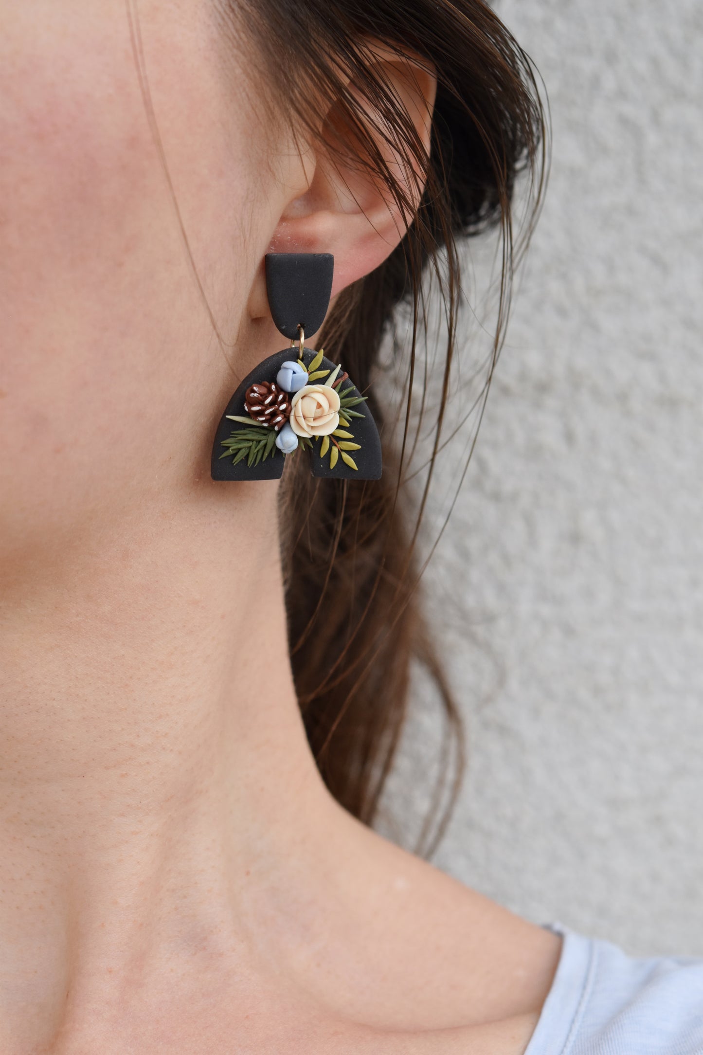 Christmas Earrings | Pinecone