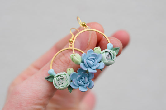 Succulent Earrings | Rainforest