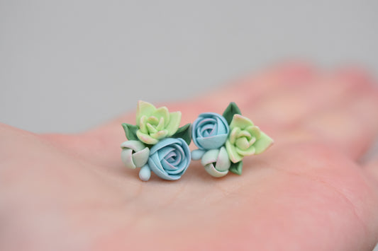 Succulent Earrings | Rainforest
