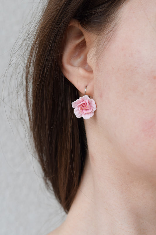 Peony earrings