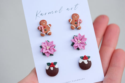 Christmas Stud Set | Festive Spirit