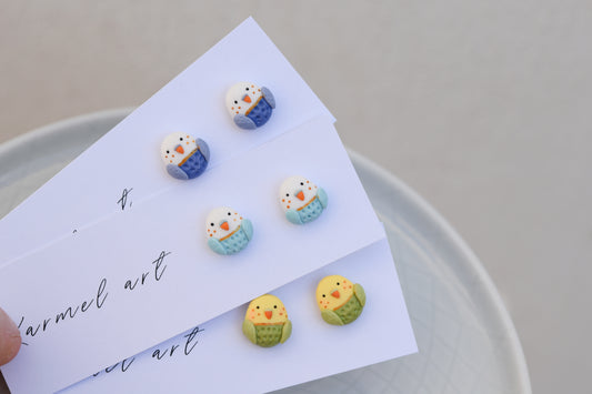 Parkeet Studs Earrings