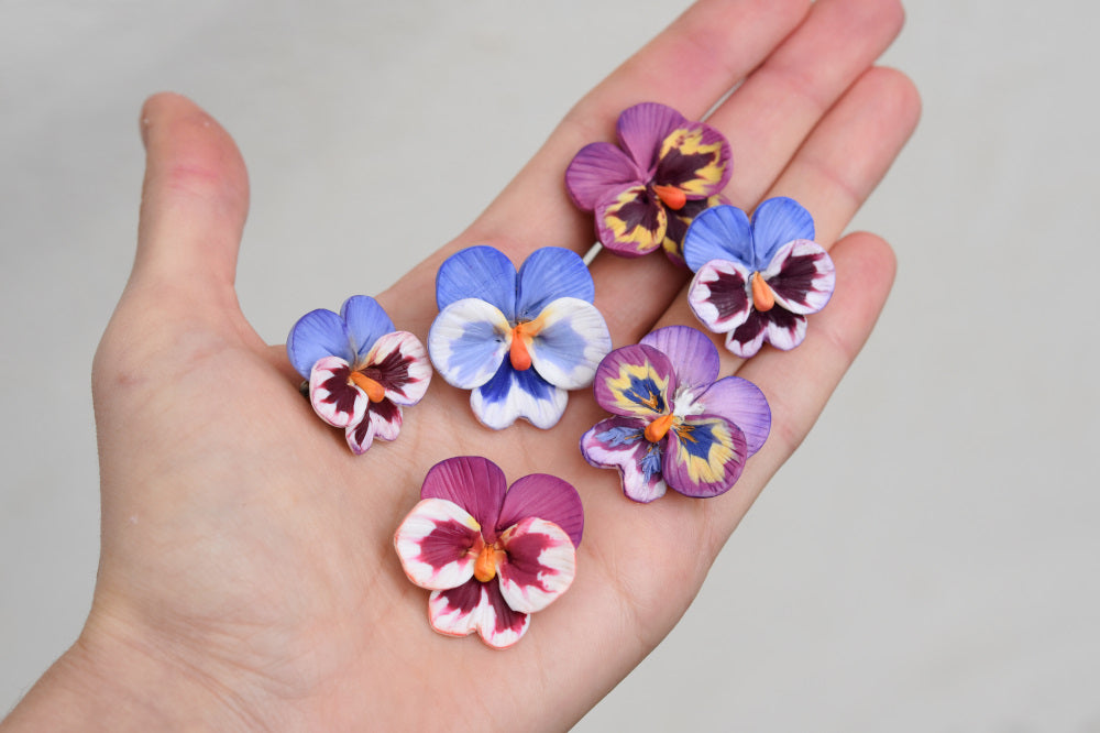 Pansy Brooch | Floral Garden