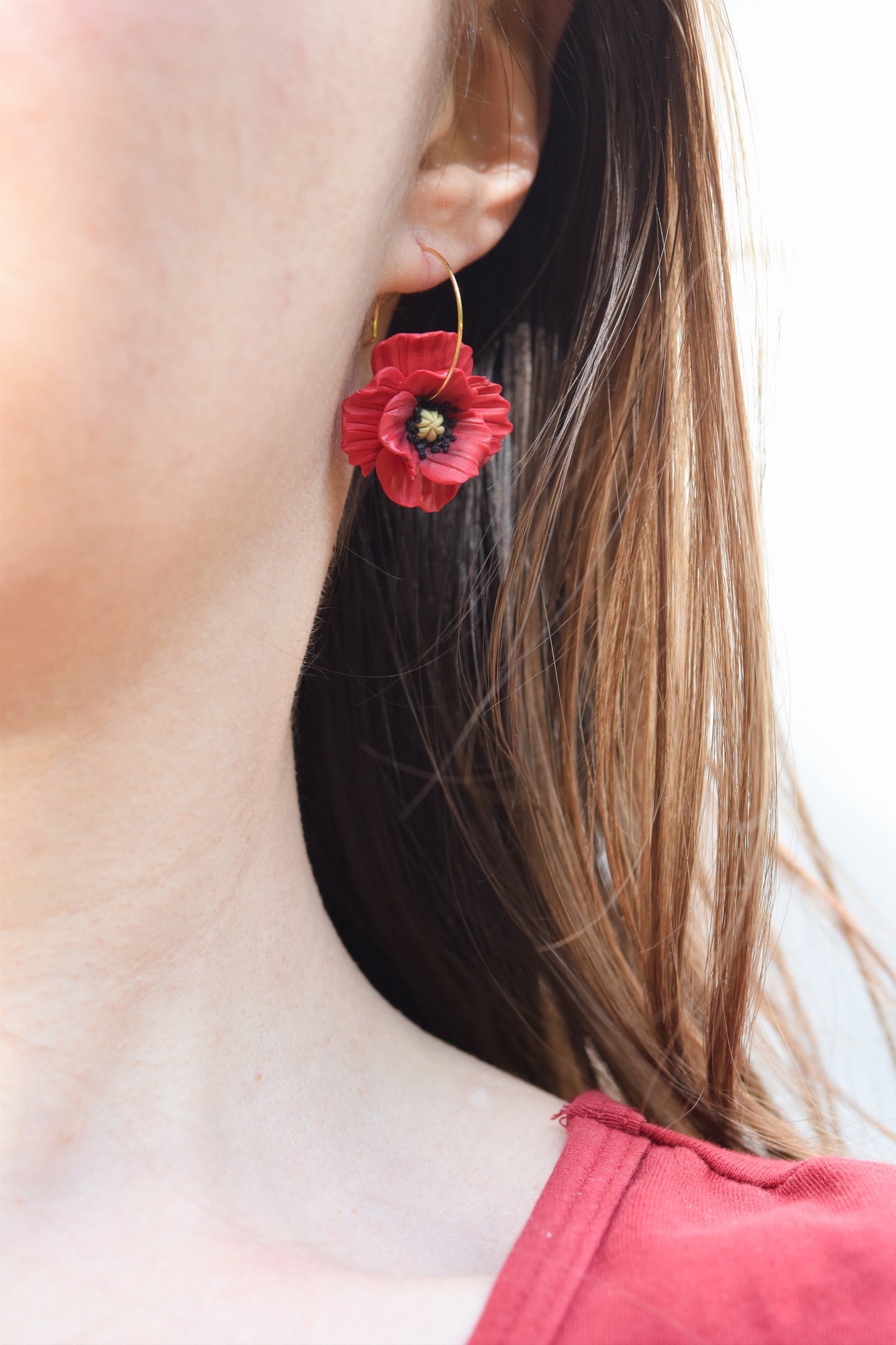 Poppy Earrings | Wild poppy