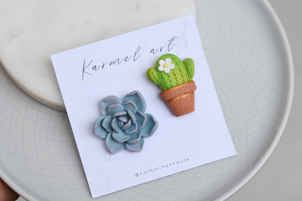 Succulent Brooch | Cactus