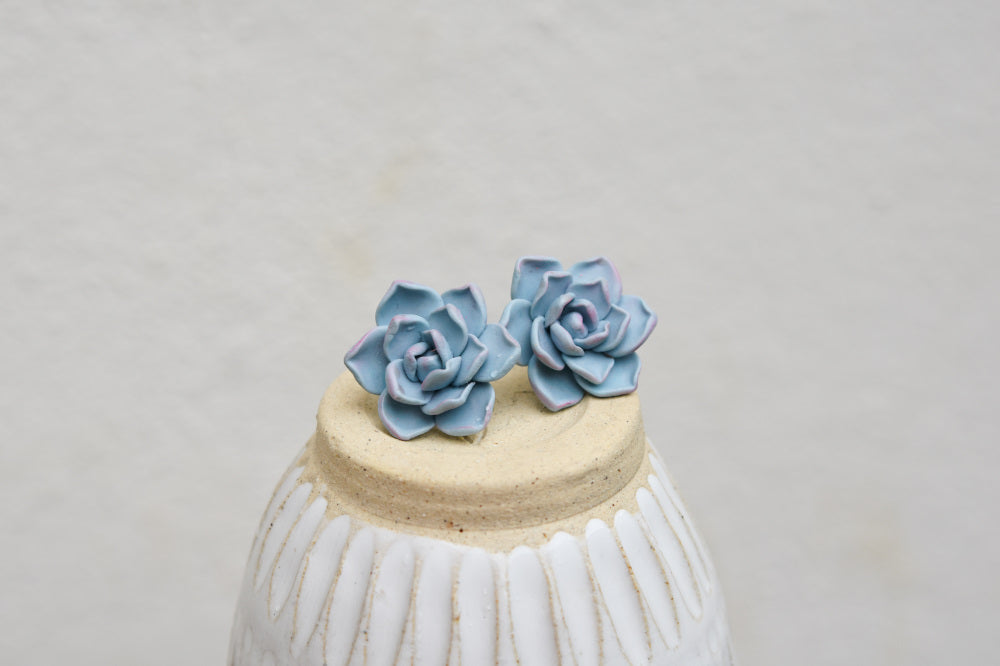 Succulent Earrings | Agave