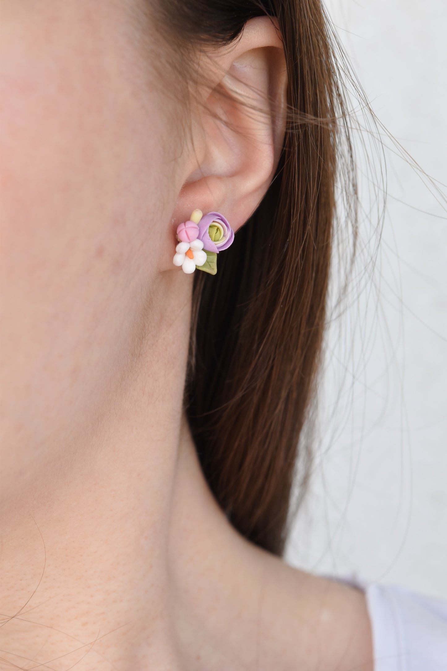 Garden Floral Studs | Levander