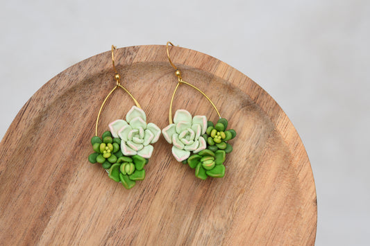 Succulent Earrings | Garden
