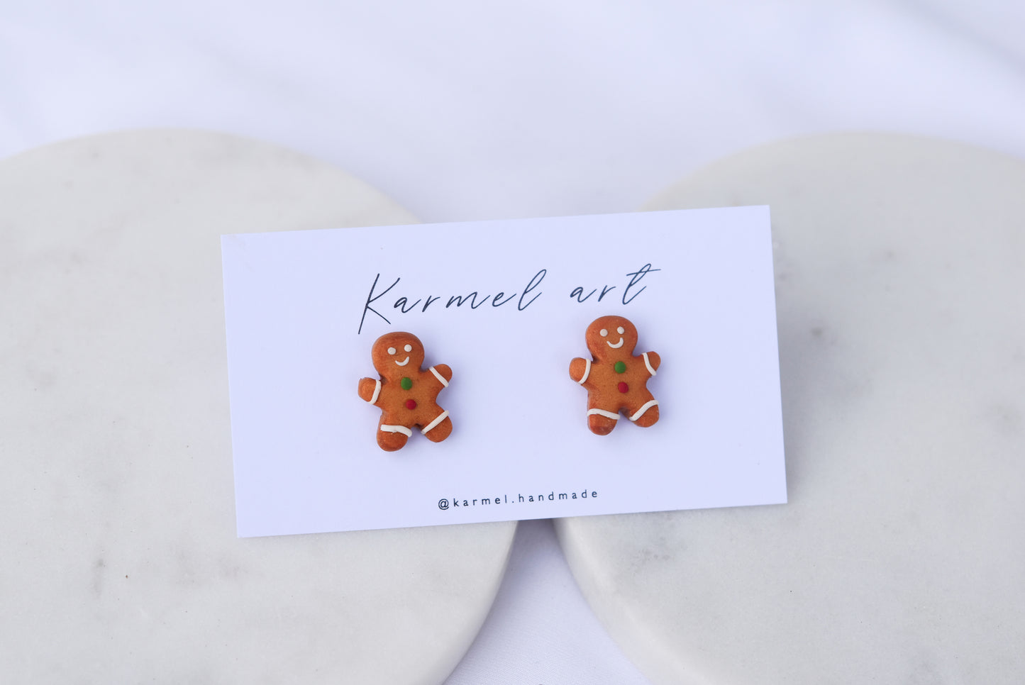 Christmas Earrings | Gingerbread Man