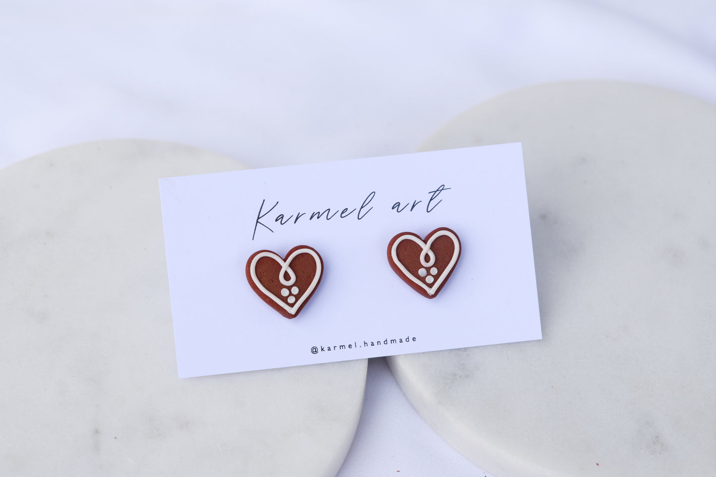 Gingerbread Studs Earrings