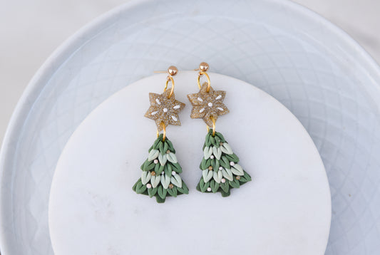 Christmas Earrings | Christmas tree