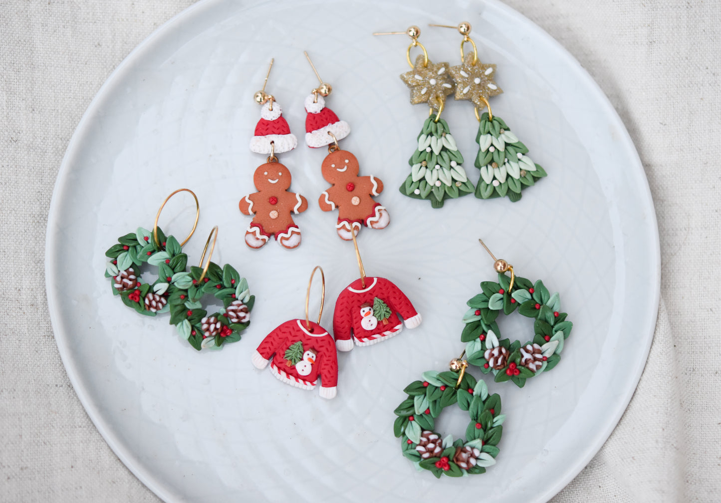 Christmas Earrings | Christmas tree