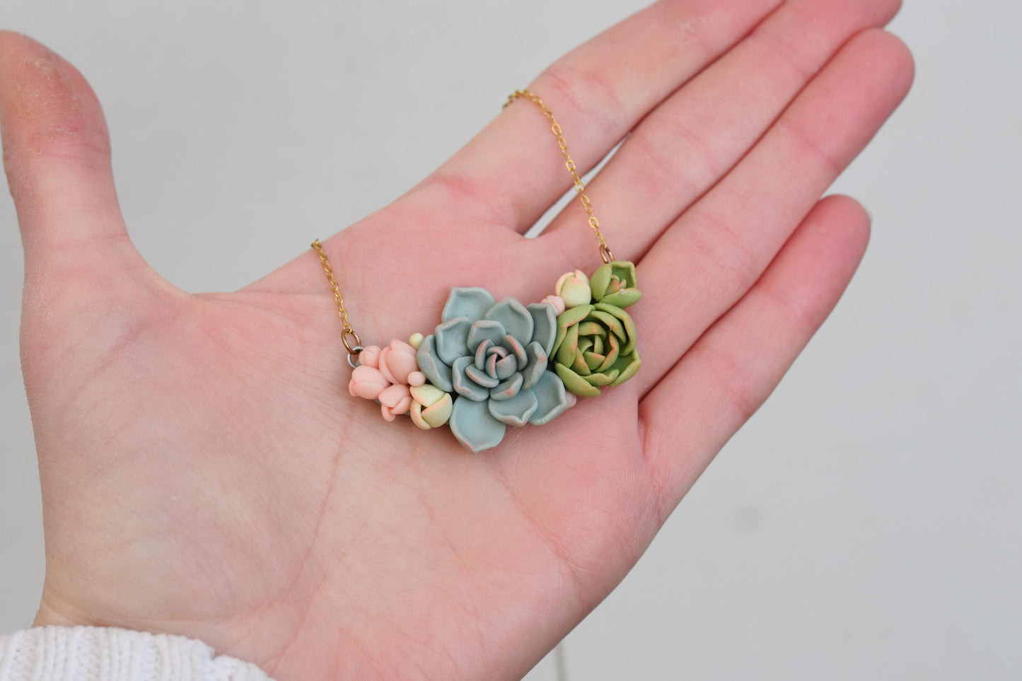 Succulent Necklace | Botanical
