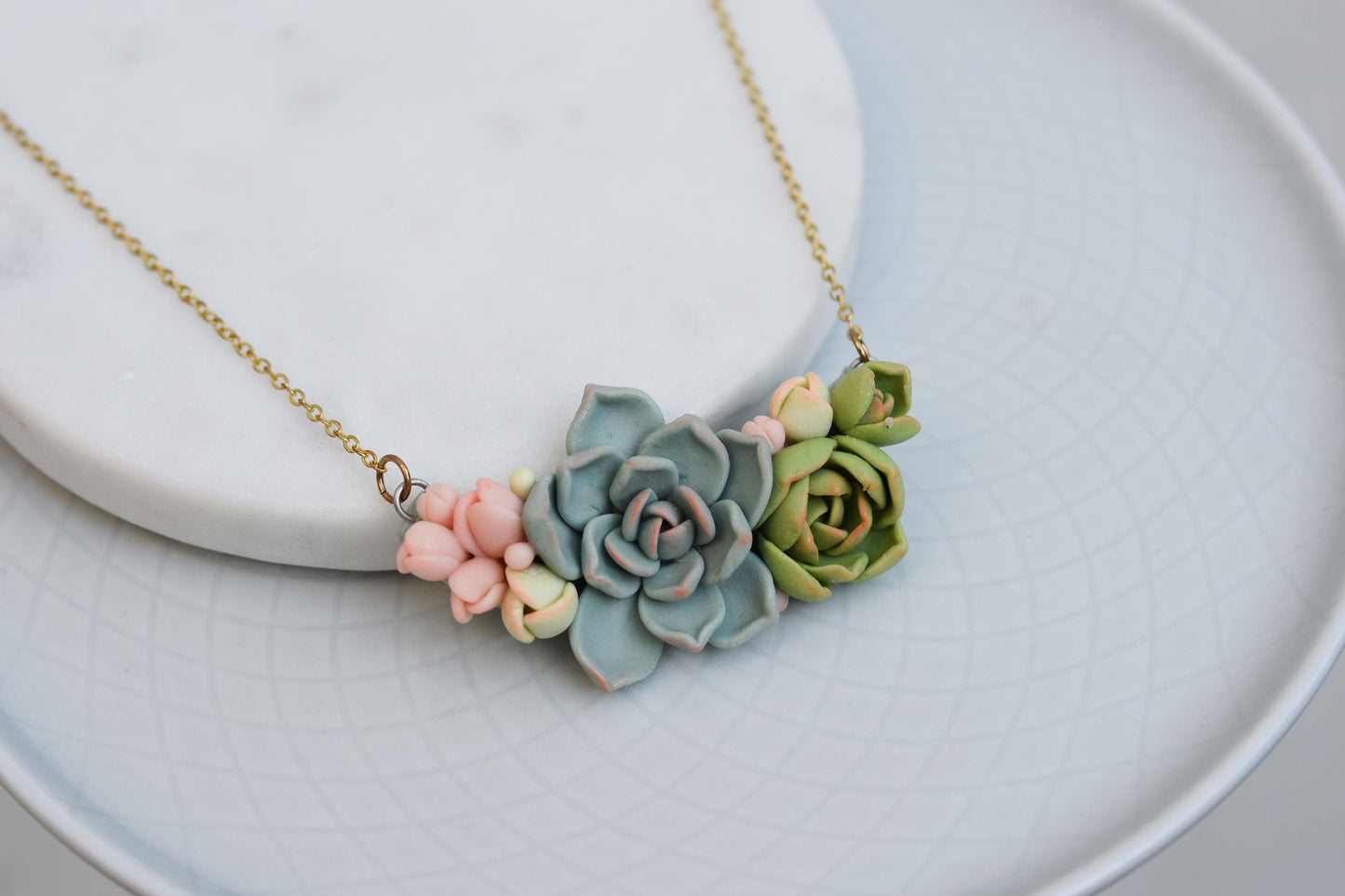 Succulent Necklace | Botanical