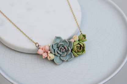 Succulent Necklace | Botanical