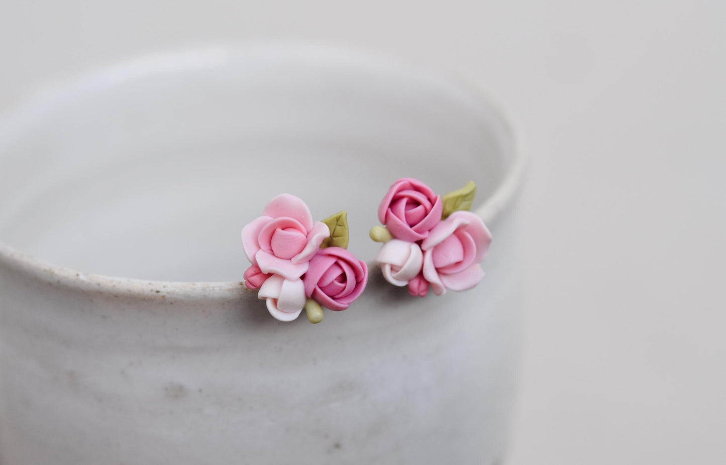 Garden Floral Studs | Peony