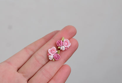 Garden Floral Studs | Peony