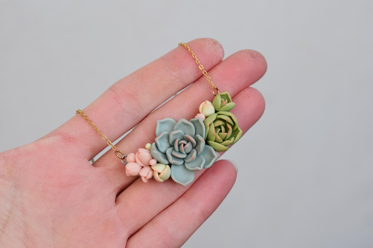 Succulent Necklace | Botanical