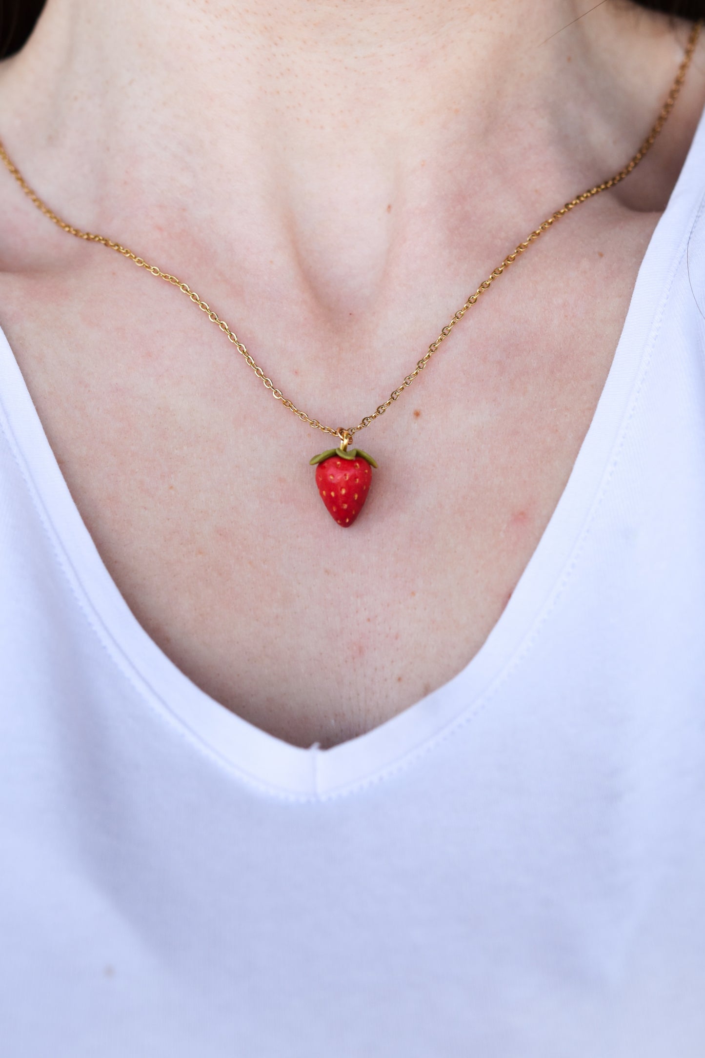 Strawberry Necklace