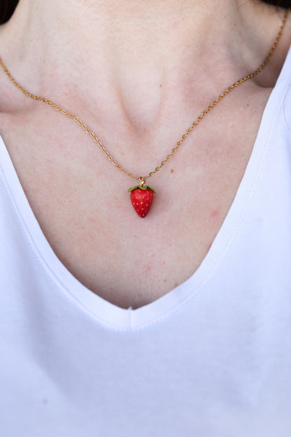 Strawberry Necklace