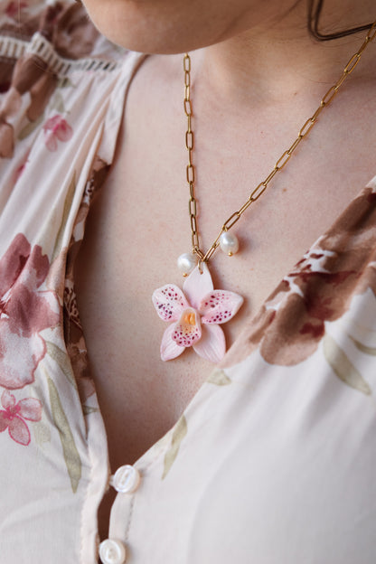 Orchid Necklace