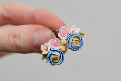 Garden Floral Studs | Spring Pastels