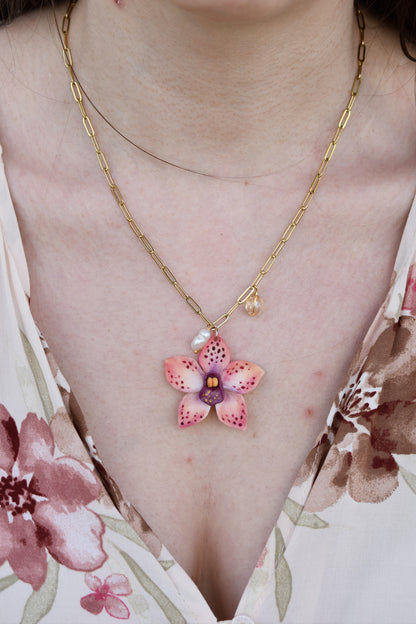 Orchid Necklace