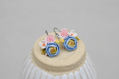 Garden Floral Studs | Spring Pastels