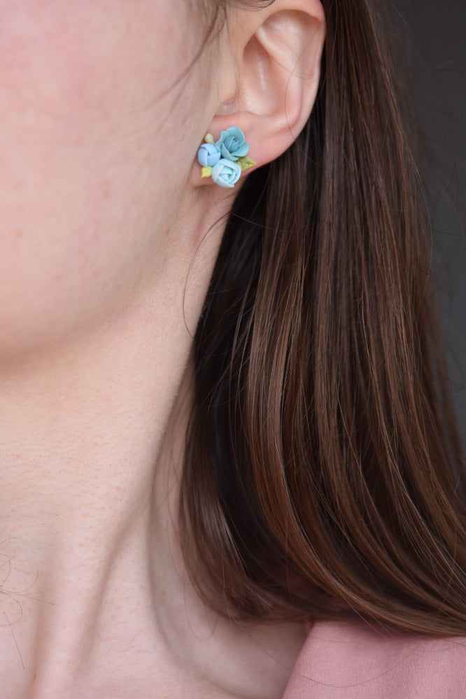 Floral Stud set | Garden mix