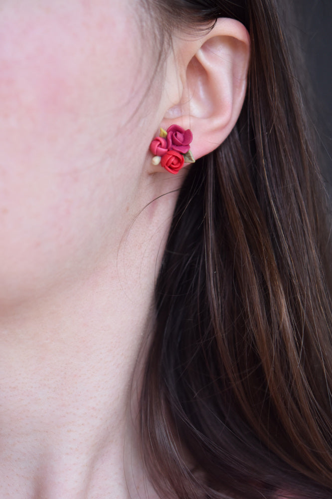 Floral Stud set | Garden mix