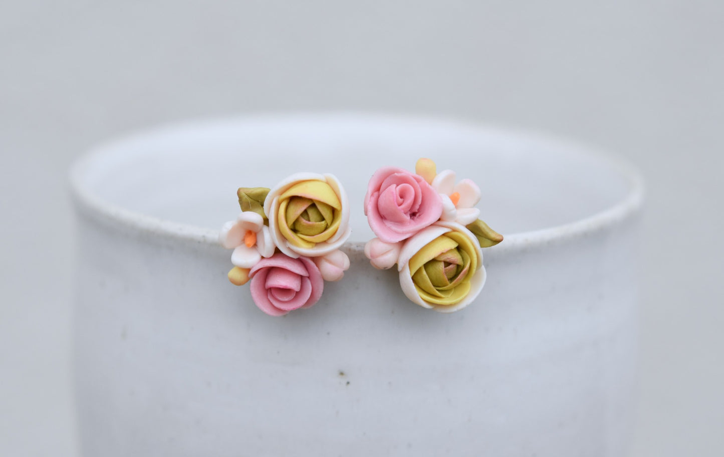 Garden Floral Studs | Spring Pastels