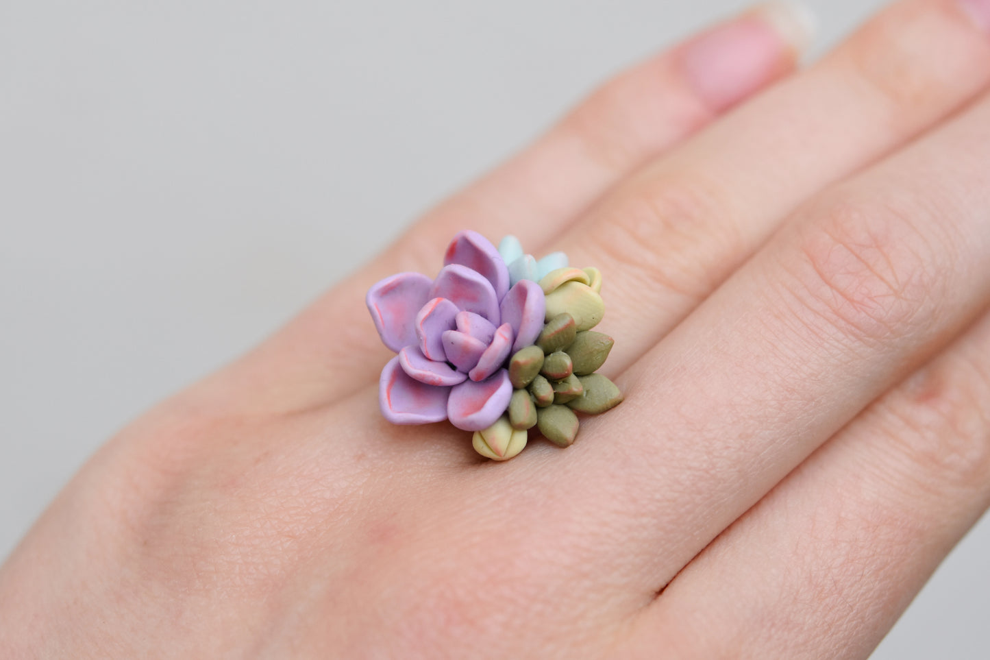 Succulent Ring | Amethyst