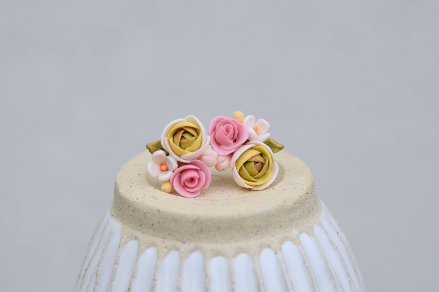 Garden Floral Studs | Spring Pastels