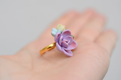 Succulent Ring | Amethyst