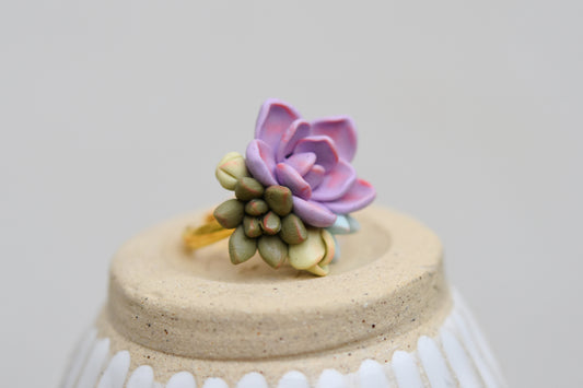 Succulent Ring | Amethyst