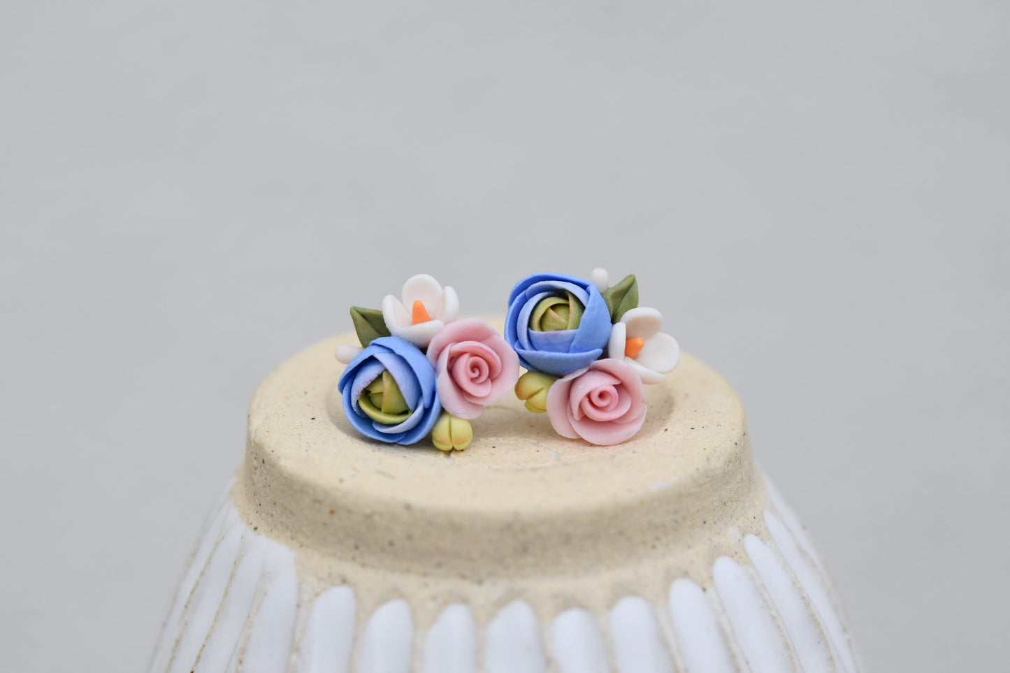 Garden Floral Studs | Spring Pastels