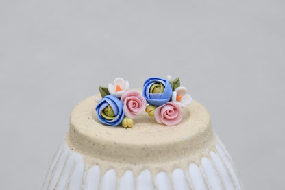 Garden Floral Studs | Spring Pastels