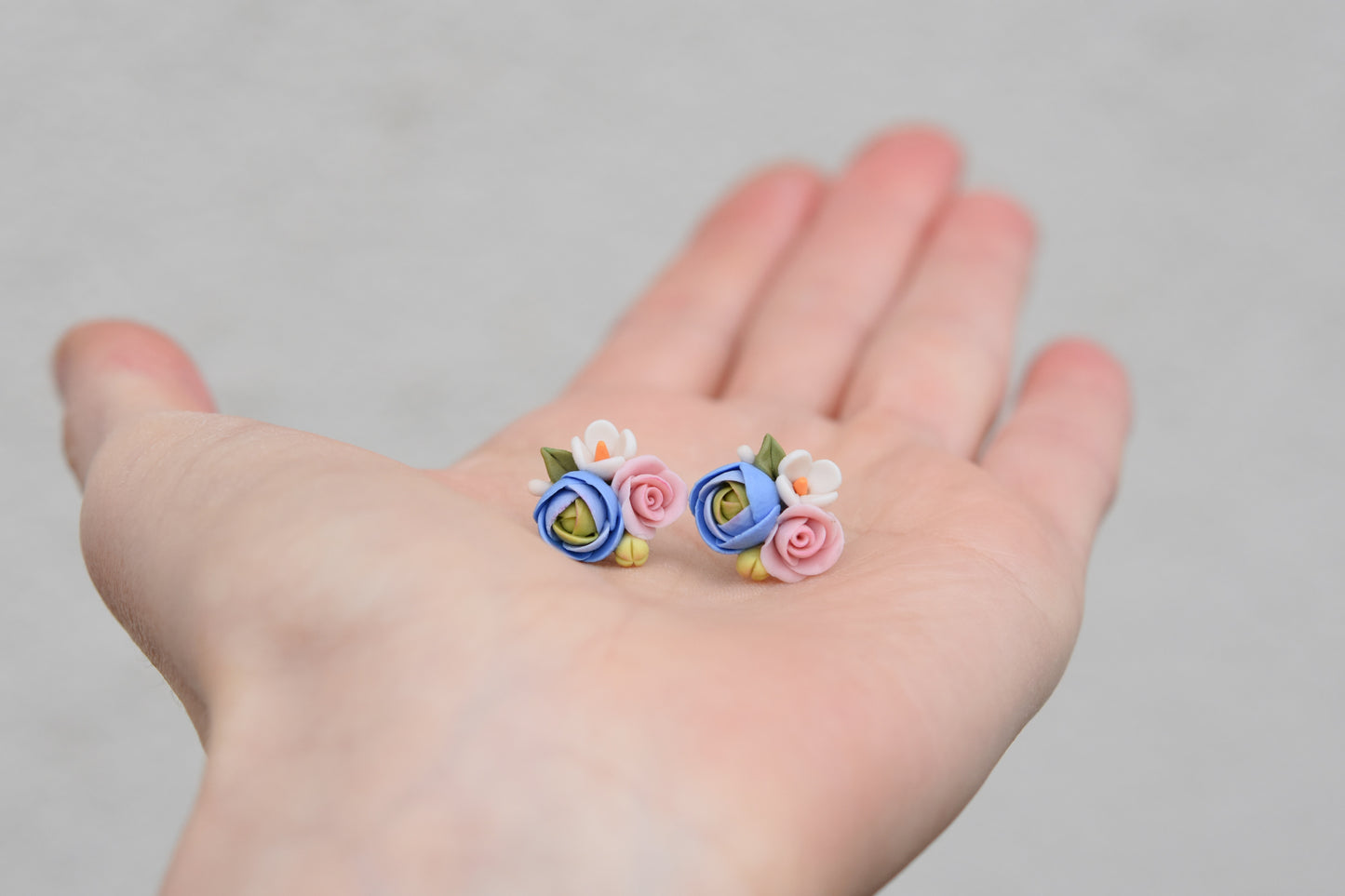 Garden Floral Studs | Spring Pastels