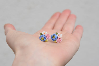 Garden Floral Studs | Spring Pastels