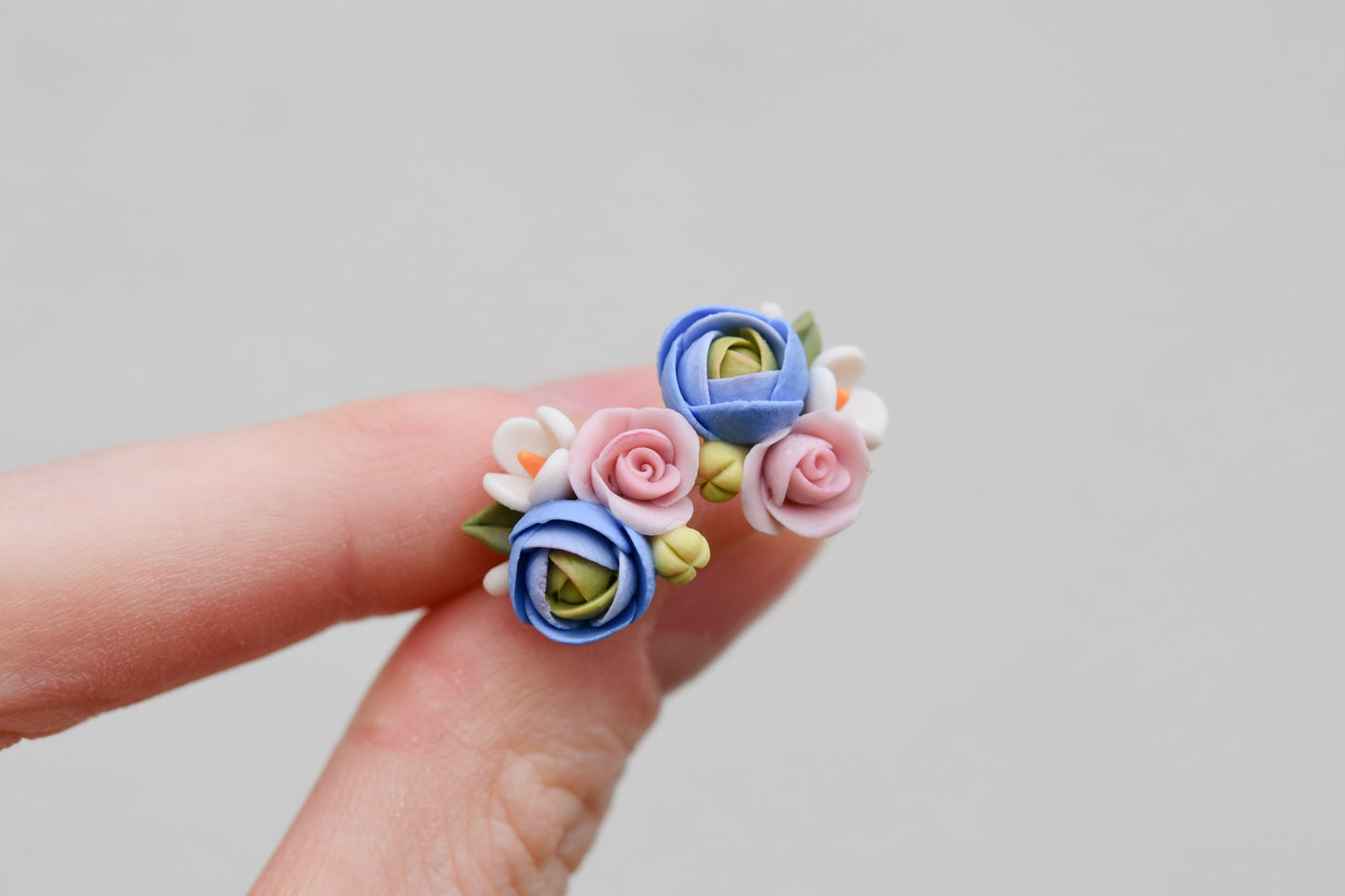 Garden Floral Studs | Spring Pastels