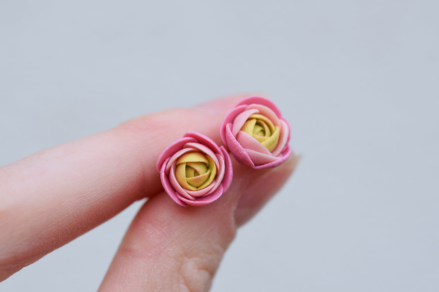 Garden Floral Studs | Pink Bloom