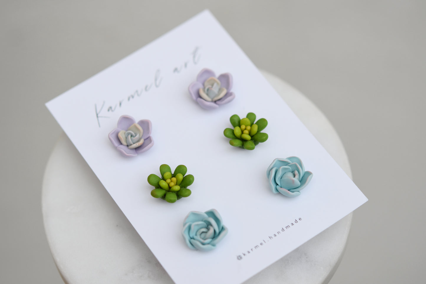 Succulent Stud set | Botanical