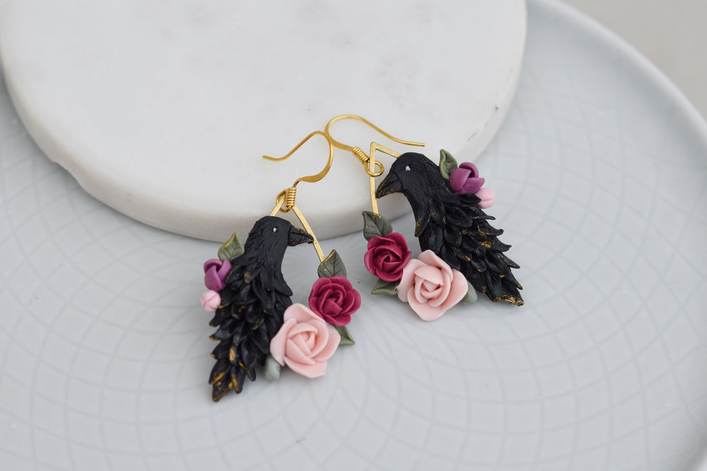Autumn Earrings | Floral Raven