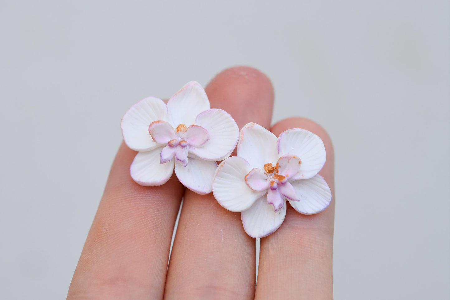 Orchid Earrings | Tropical Night (Copy)